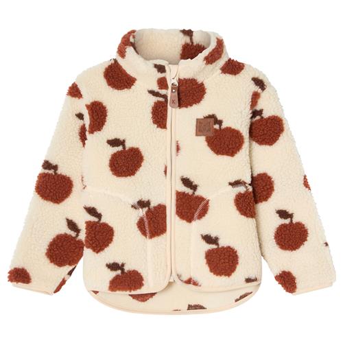 Kuling Austin Pile Fleece-jakke Apples  86 cm  Hvid  86 cm  Unisex