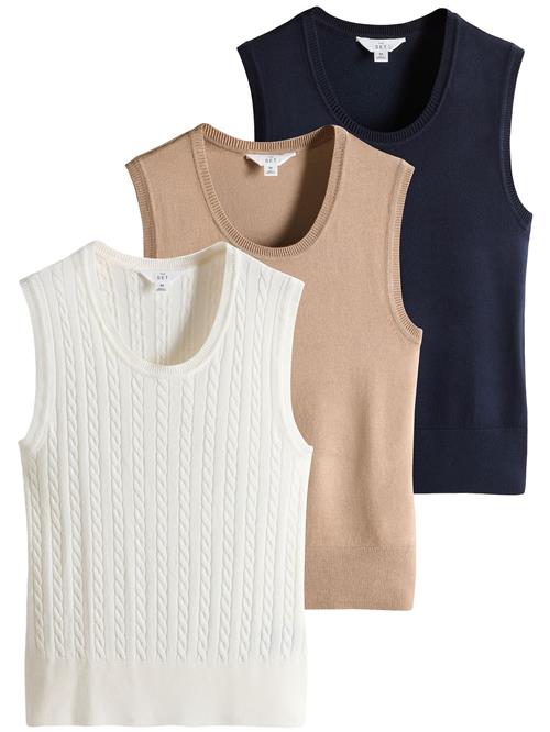 The Set Sticktop  lysebrun / sort / hvid