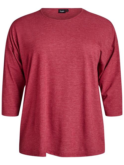 Zizzi Shirts 'Flrosey'  grenadine