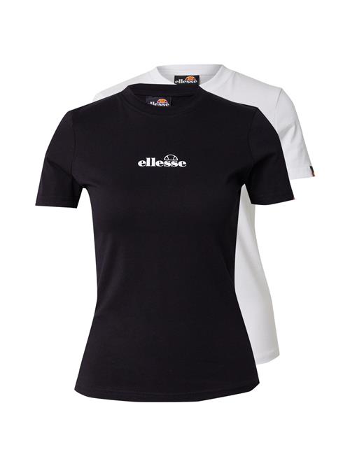 ELLESSE Shirts 'Beckana'  sort / hvid