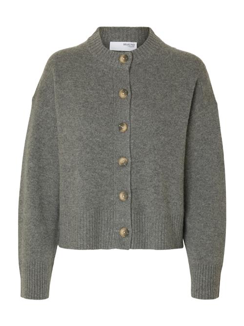 Se SELECTED Cardigan 'SLFCILLE'  grå-meleret ved About You