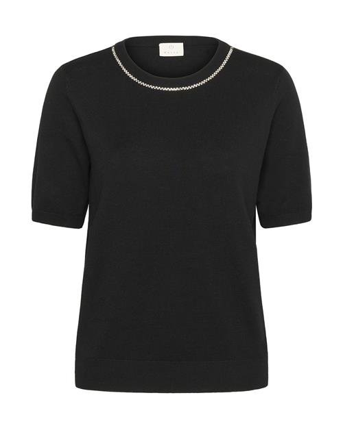Kaffe Pullover  sort / hvid