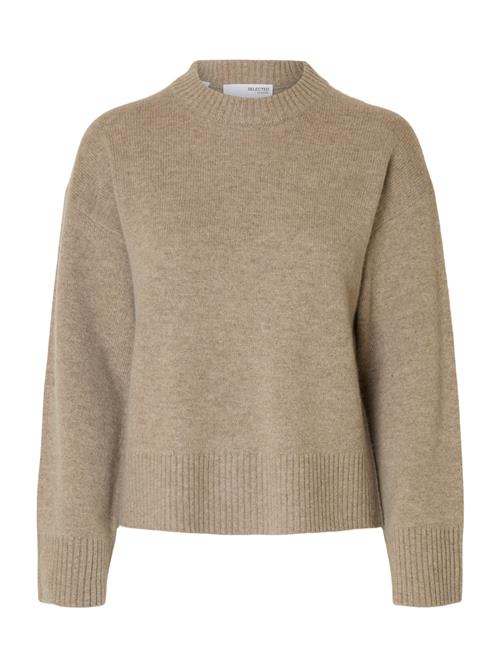 SELECTED Pullover 'SLFCILLE'  mørkebeige