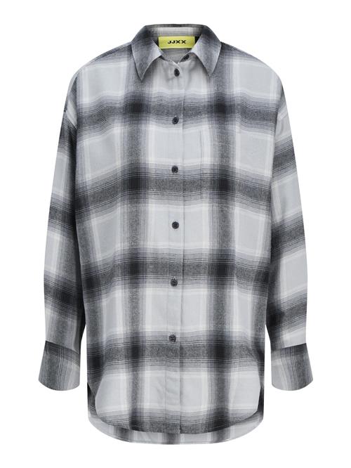 JJXX Bluse 'JXJamie'  lysegrå / sort