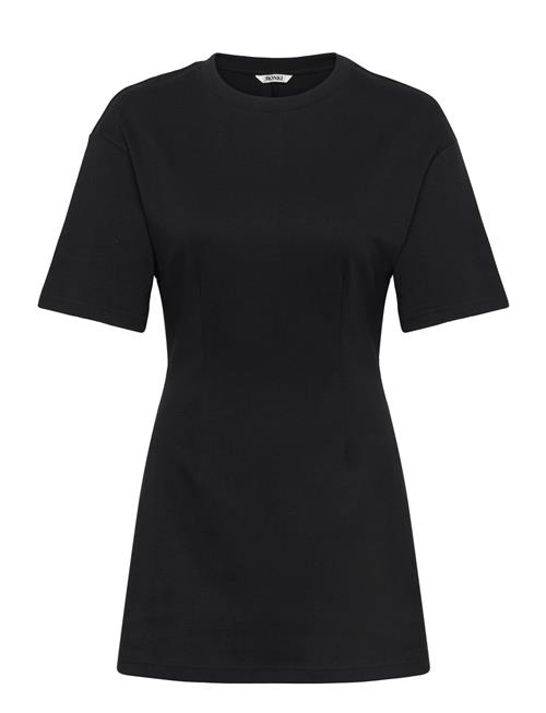 Structured Mini T-Shirt Dress Monki Black