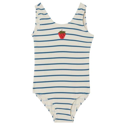 Kuling Milos Stribet Badedragt Blå 86/92 cm  Hvid  86/92 cm  Unisex