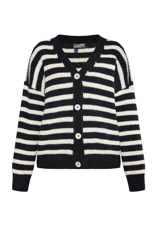 DreiMaster Vintage Cardigan  sort / naturhvid