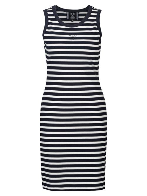 Se 19V69 ITALIA Sommerkjole 'Loredana Marina'  navy / hvid ved About You