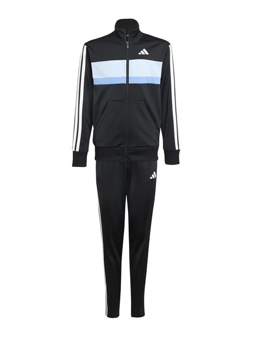 ADIDAS SPORTSWEAR Træningsdragt 'Seasonal Essentials Tiberio'  himmelblå / lyseblå / sort / hvid
