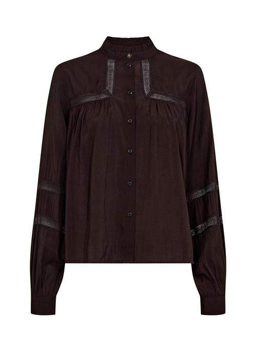 NÜMPH Bluse ' RIKA '  sort / sølv