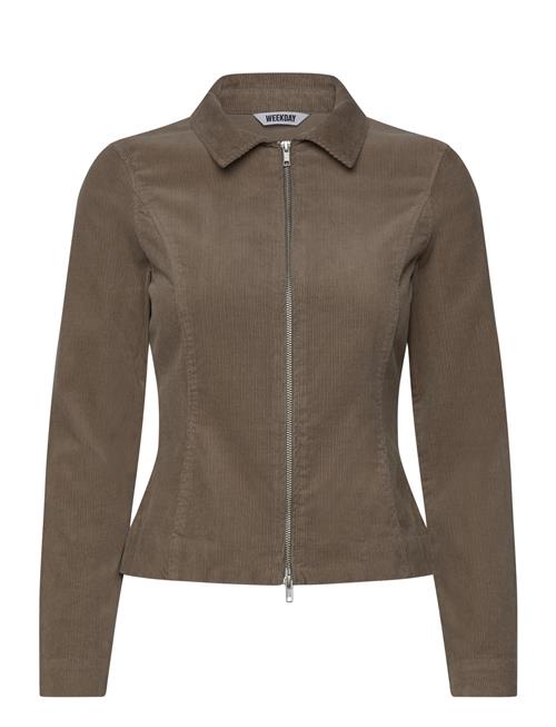 Corduroy Jacket Weekday Brown