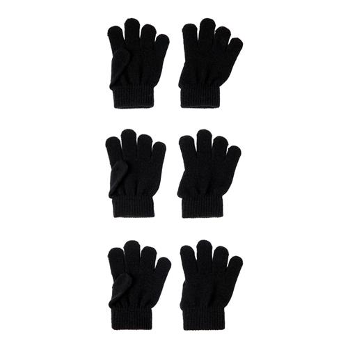 NAME IT 3-Pak Handsker Black