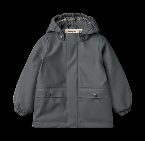 Wheat Aju Termo-regnfrakke Greyblue  Greyblue 92 cm Thermo, Rain Grå  92 cm  mand