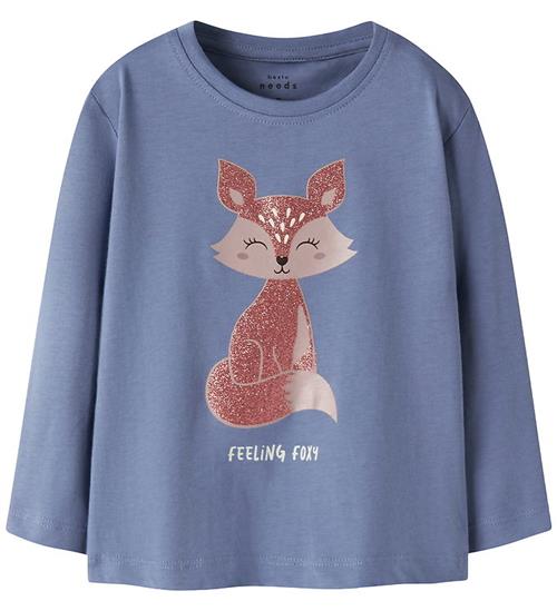Name It Bluse - NmfVeen - Blue Ice/Foxy