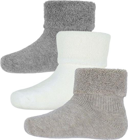 MP Strømper - Frotté - 3-pak - Lysebrunmeleret