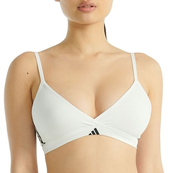 adidas Bh Sport Active 3 Stripes Triangle Bralette Hvid bomuld Medium Dame