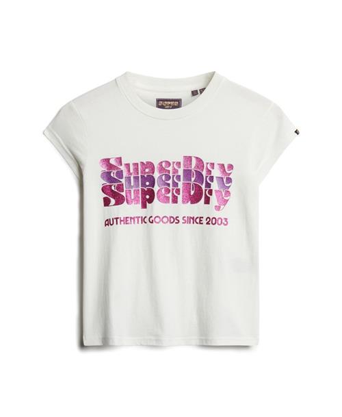 Superdry Shirts  ecru / guld / orkidee / sort