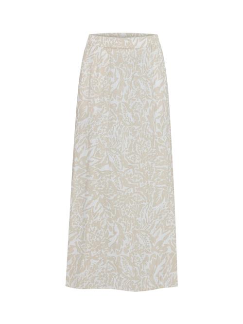 Fransa Nederdel 'Maddie'  beige / hvid