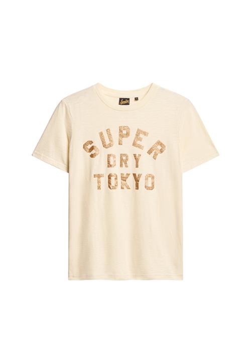 Superdry Shirts  lysebeige / guld