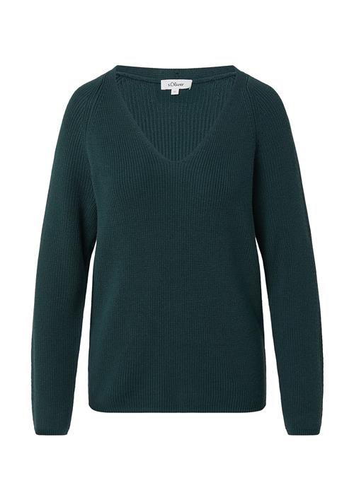 Se s.Oliver Pullover  mørkegrøn ved About You