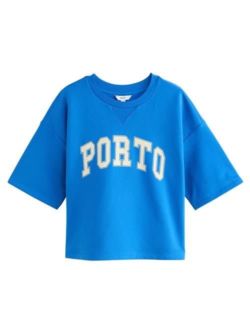 Next Sweatshirt  himmelblå / hvid