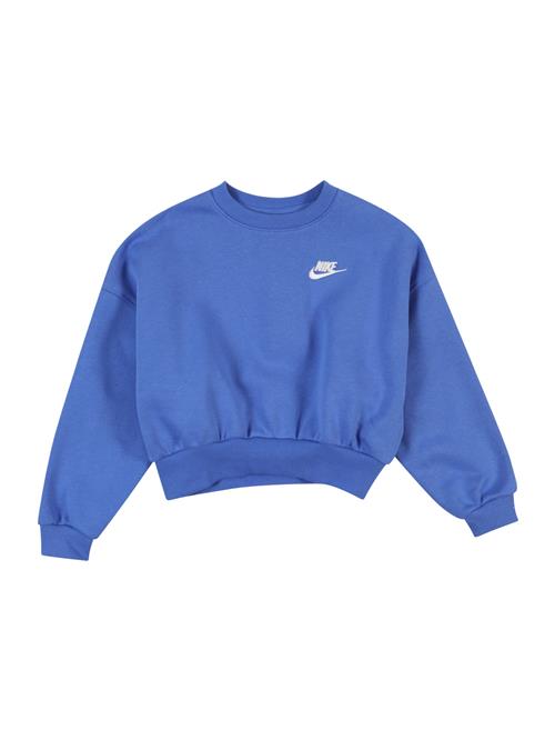 Nike Sportswear Sweatshirt 'CLUB FLC'  blå / hvid