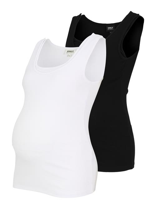 Only Maternity Shirts 'OLMKENYA'  sort / hvid