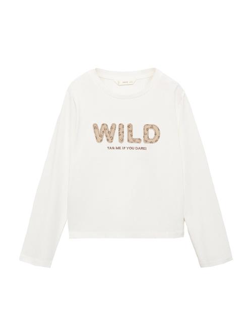 MANGO KIDS Bluser & t-shirts 'WILD'  brun / lysebrun / naturhvid