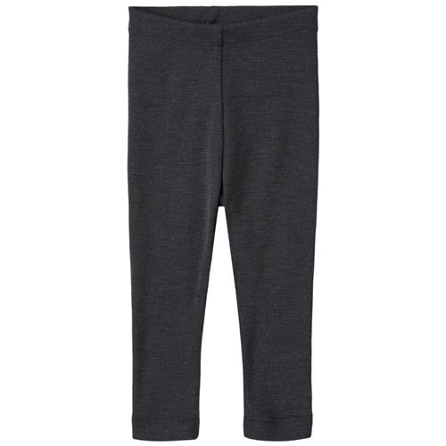 Wheat Uldleggings Agi Navy 50 cm Wool Marineblå  50 cm  unisex