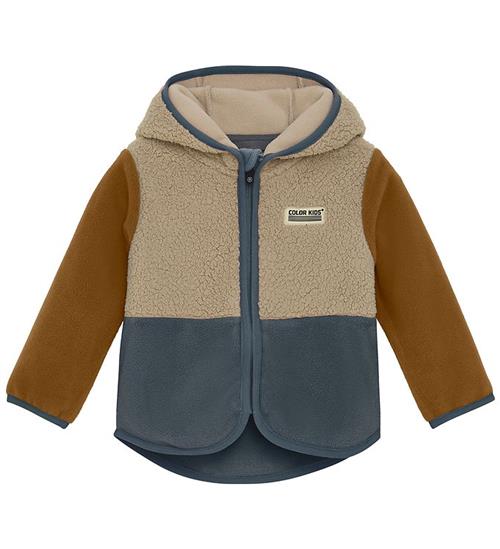 Color Kids Fleece Jakke - Baby Teddy - Stormy Weather