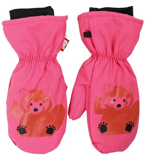 DYR-Cph Luffer m. Fleece - DYRPaw - Spicy Pink Rød Peace Panda