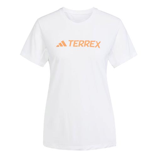 ADIDAS TERREX Funktionsbluse 'Terrex Multi Climacool Logo Tech'  orange / hvid