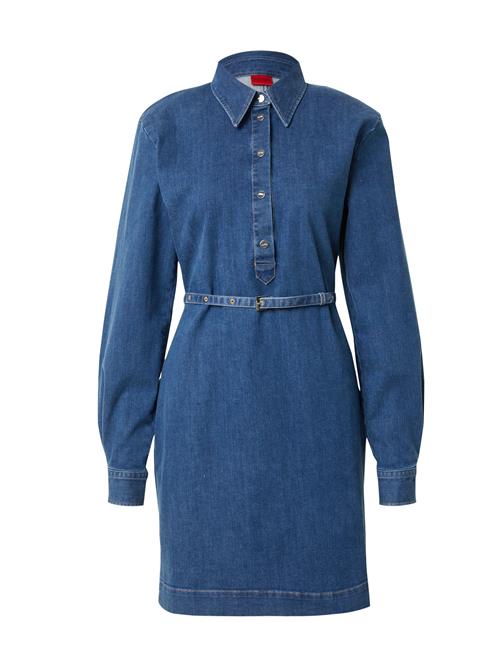 Se HUGO Blusekjole 'Konema'  blue denim ved About You