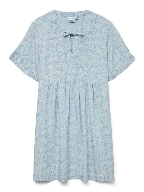 VERO MODA Kjole 'VMFLEUR'  lyseblå / hvid