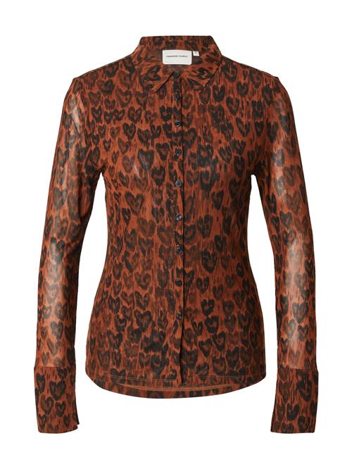 Fabienne Chapot Bluse 'Kevis'  rustbrun / sort