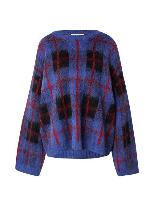 EDITED Pullover 'Christel'  blå / rød