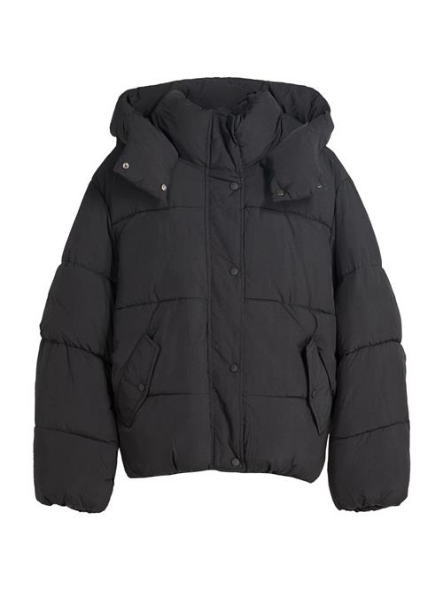 Bershka Vinterjakke  sort