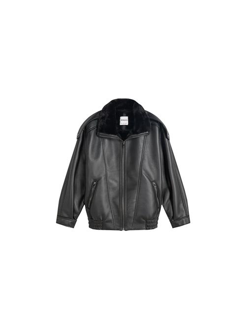 Bershka Overgangsjakke  sort