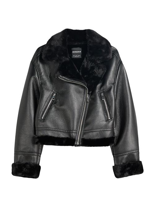 Bershka Overgangsjakke  sort