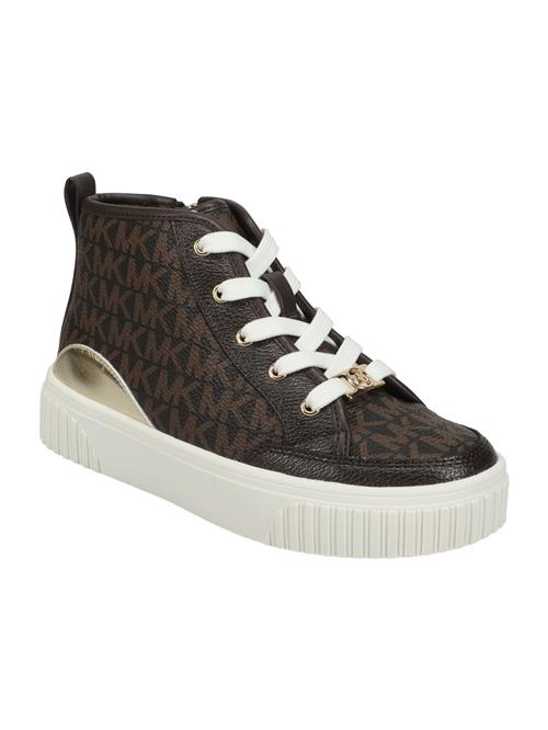Michael Kors Kids Sneakers 'SHEA'  lysebrun / mørkebrun / guld