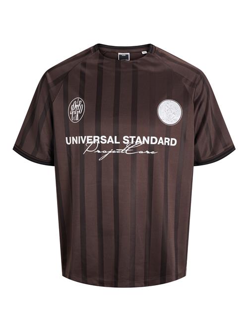 Se JACK & JONES T-shirt Cover Retro Football Seal Brown hos SmartKidz
