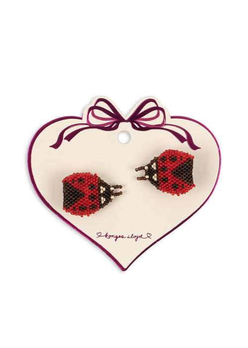 Konges Sløjd Ladybug 2-pak Hårspænde Med Perler Ladybug  Ladybug One Size  Rød  One Size 3 Y+ kvinde