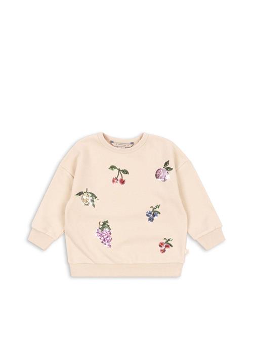 Konges Sløjd Lou Sweatshirt Med Pailletter Brazillian Sand  Brazillian Sand 3 Y  Brun  3 år  kvinde