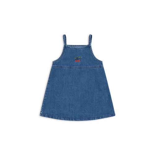 Konges Sløjd GOTS Magot Kjole Med Stropper Denim Blue  Denim Blue 7-8 Y      kvinde