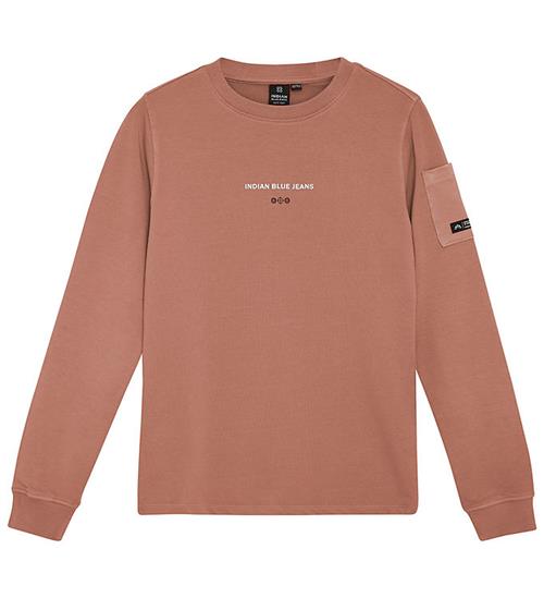 Indian Blue Jeans Sweatshirt - Burlwood m. Tekst