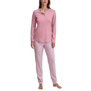 Calida Striped Dreams Long Pyjamas Lyseviolet bomuld Small Dame