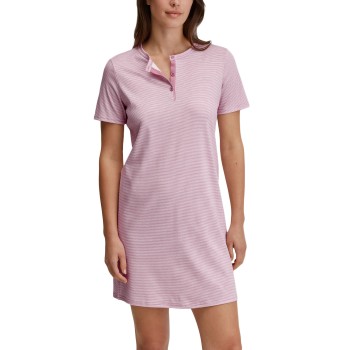 Calida Striped Dreams Sleepshirt Lyseviolet bomuld Large Dame