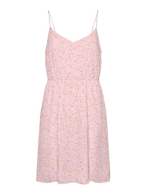 Se Vero Moda Petite Kjole 'VMSMILLA'  gul / mørkegrøn / lyserød / offwhite ved About You