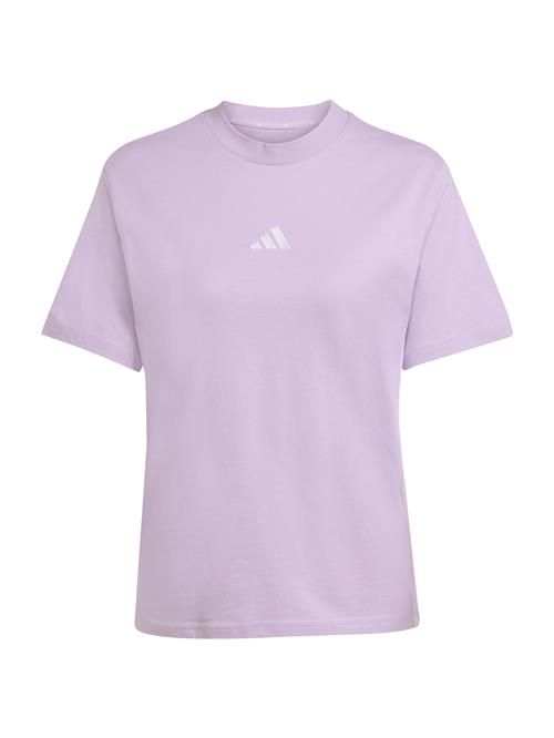 Se ADIDAS SPORTSWEAR Funktionsbluse 'Essentials'  lilla / hvid ved About You