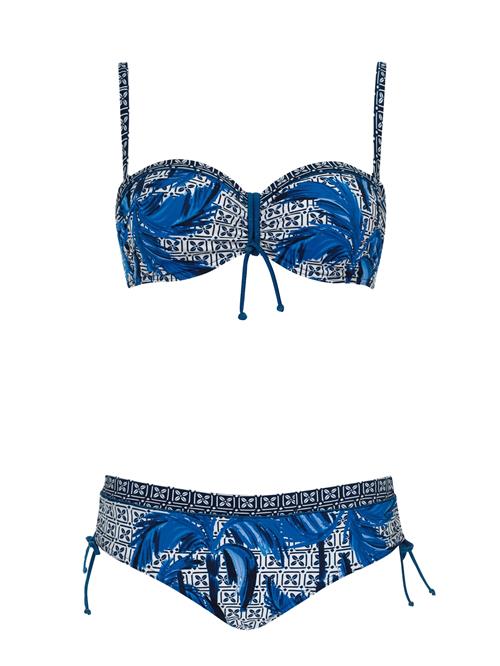 Se OLYMPIA Bikini  blå / sort / hvid ved About You